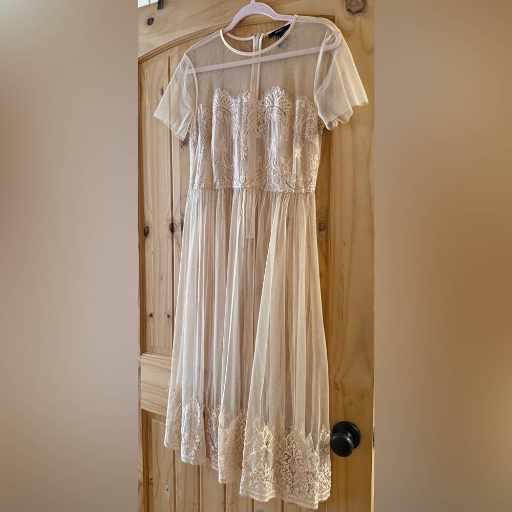 Sheer Lace Dress